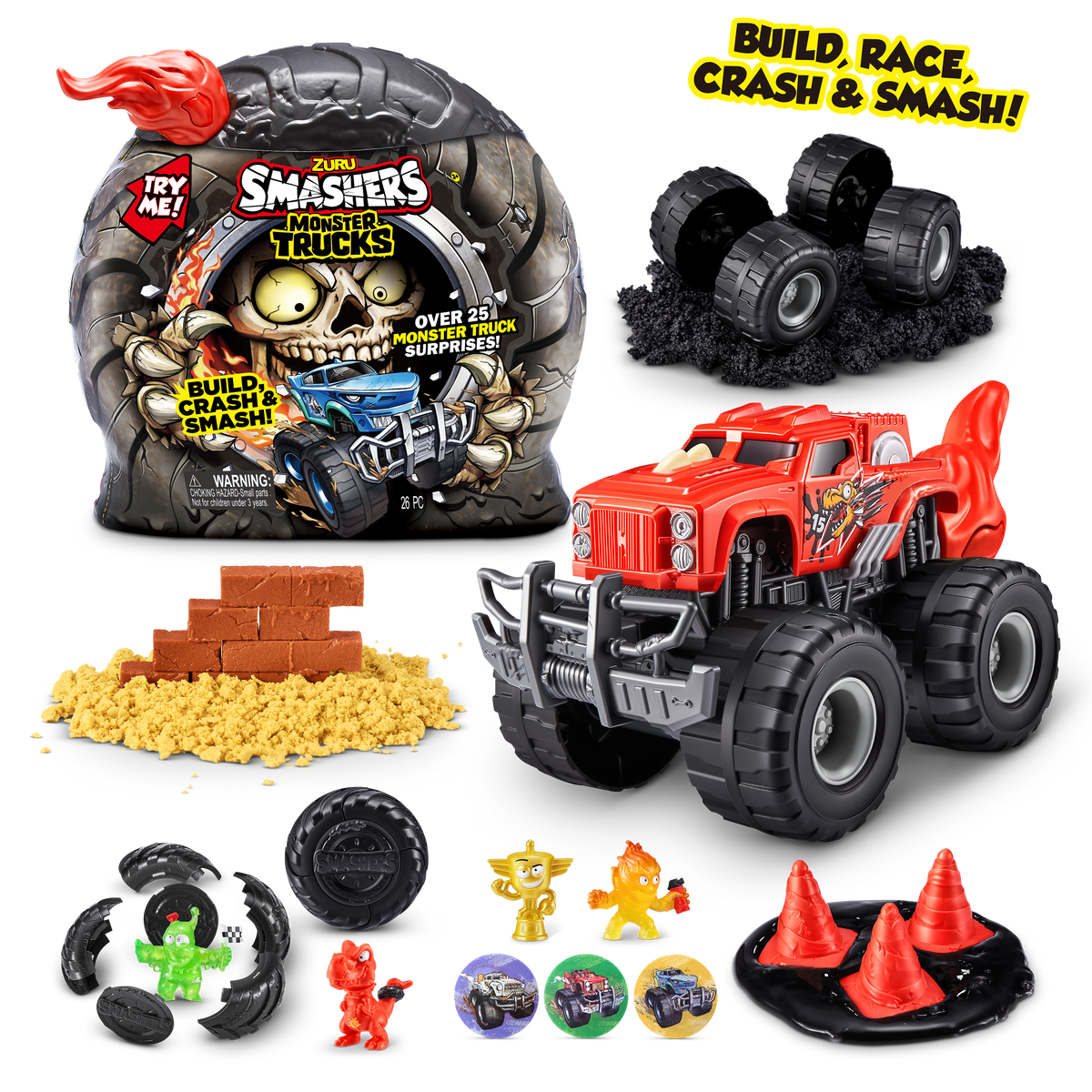 Smashers Monster Truck Surprise Playset Series 1