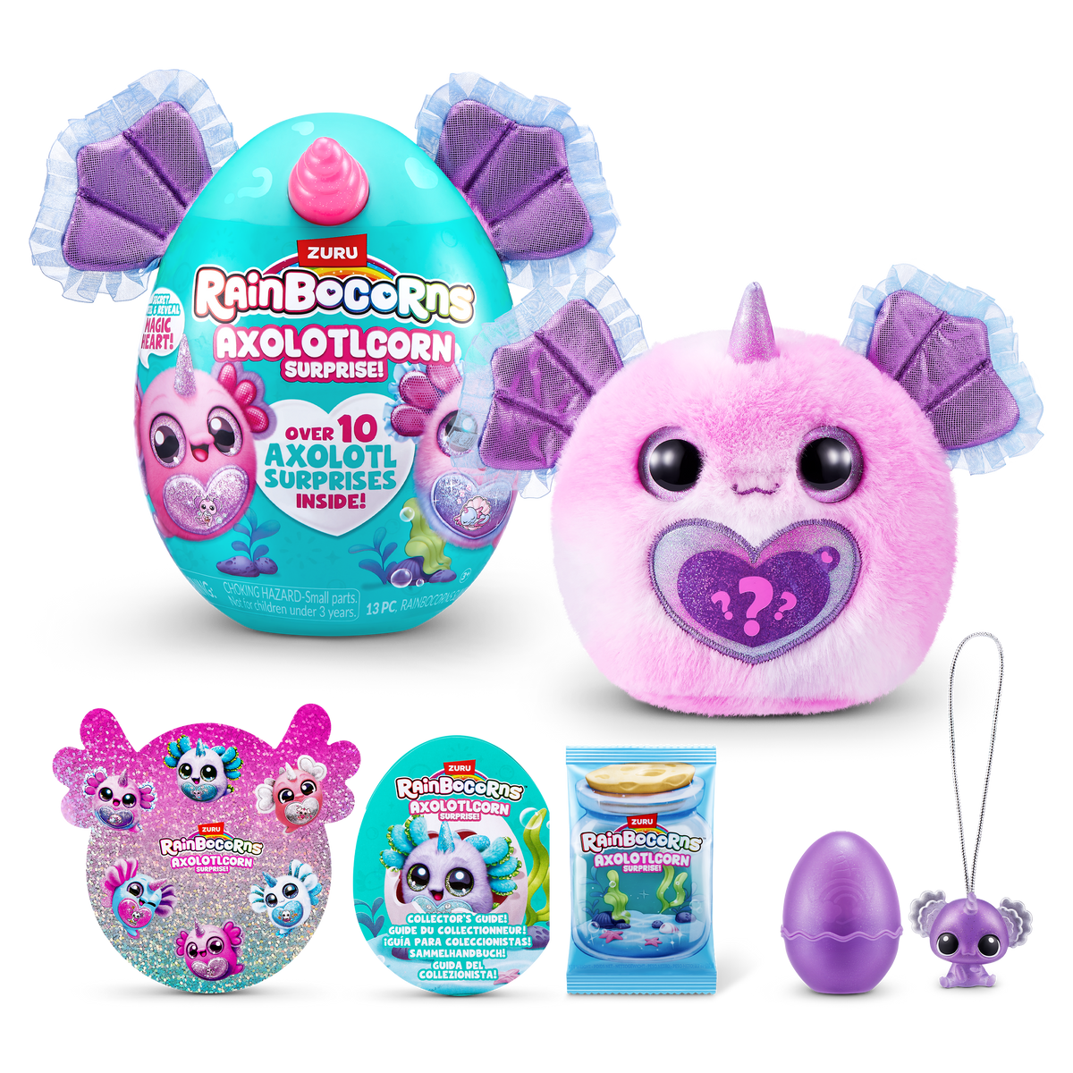 Raibocorns Axolotcorn Surprise Sparkle Heart Surprise Series 1