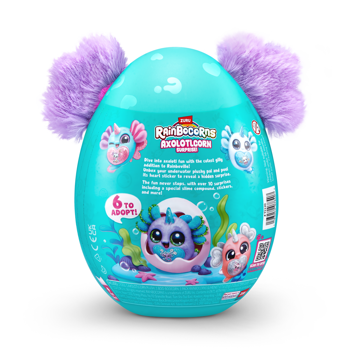 Raibocorns Axolotcorn Surprise Sparkle Heart Surprise Series 1