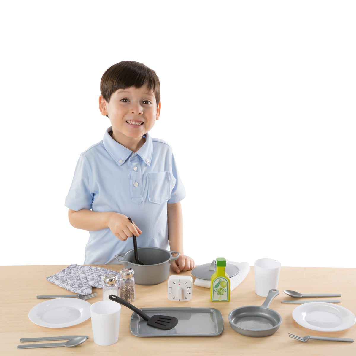 Melissa & Doug Pretend Play Kitchen Accessory Set - 22 Pieces