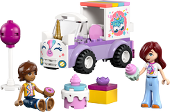 Lego Friends Unicorn Birthday Delivery Car Toys Building Set with Accessories
