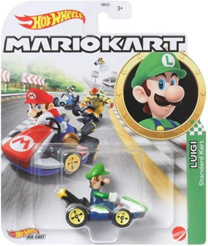 Hot Wheels Mario Kart Assortment Collectible Die-Cast Cars for Kids
