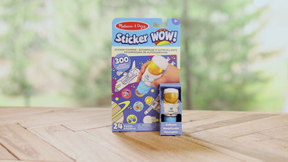 Melissa & Doug Sticker WOW! Astronaut Sticker Stamper Activity Set