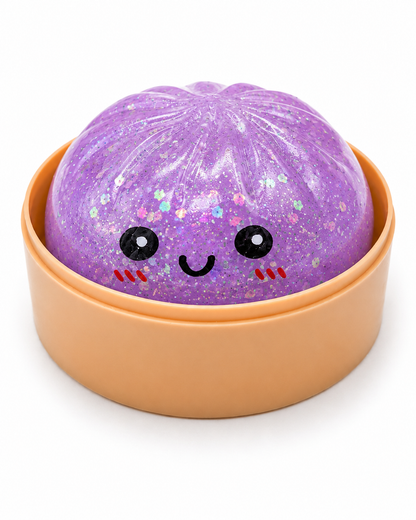 Squeezy Dumplings Glitter Squishy Sensory Fidget Toy for Kids - Sold per piece