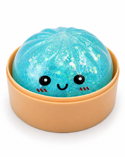 Squeezy Dumplings Glitter Squishy Sensory Fidget Toy for Kids - Sold per piece