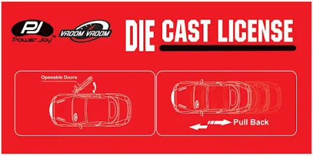 Power Joy Vroom Die-Cast Msz Licen Vehicles