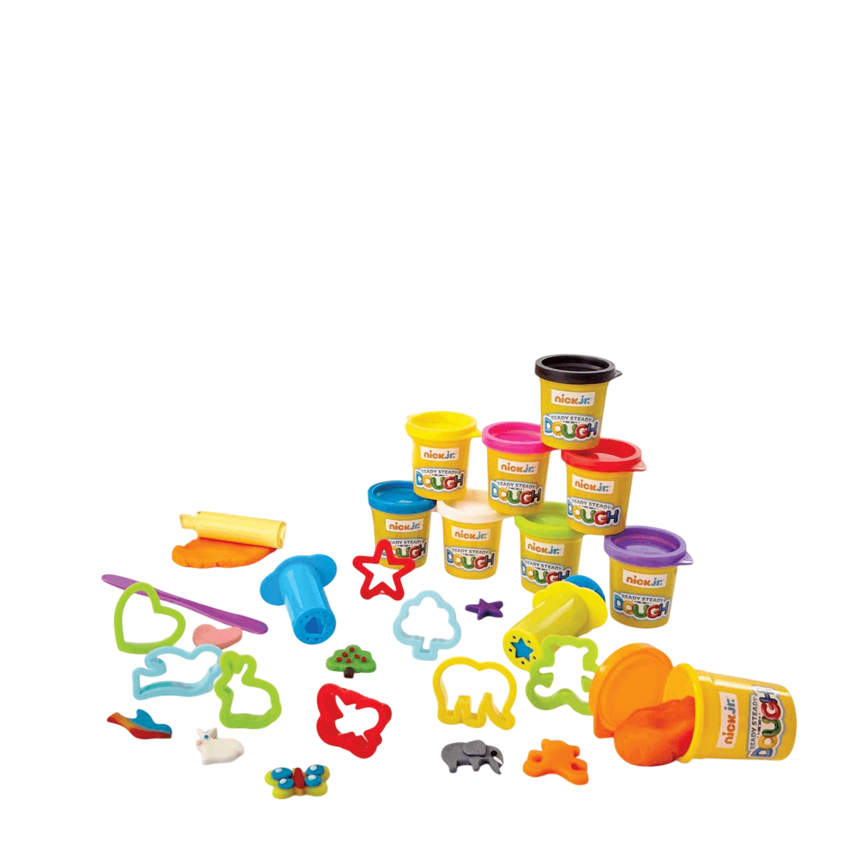 Nickelodeon Dough LotsOf Pots withAccessories 9x56g